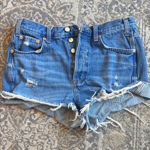 Universal Thread Frayed Blue Jean Shorts